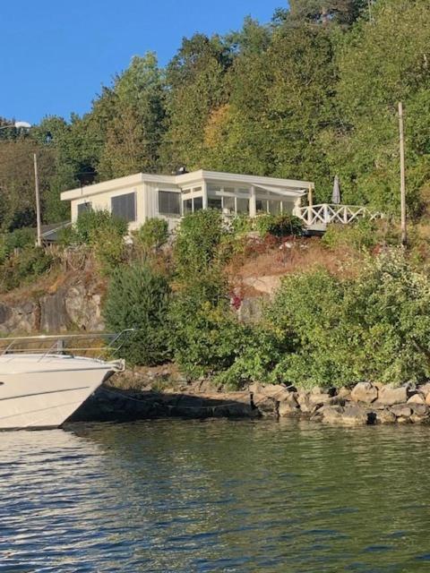 Renovated Sea Facing Cottage On The Eidanger Fjord Porsgrunn Eksteriør bilde